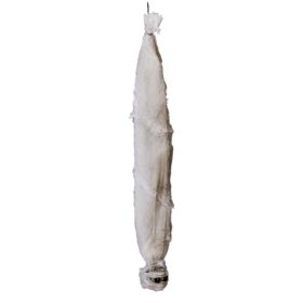 3ft Halloween Animated Hanging Cocoon Corpse Decoration, Dead Body Prop with Motion & Horror Scream, Haunted House Indoor and Outdoor Decorations